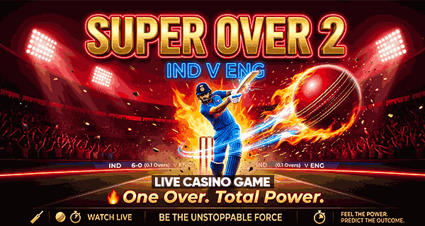 Super Over 2 cricket game on Level777